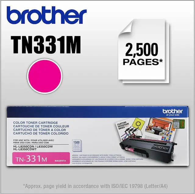 Alt view image 2 of 2 - BROTHER INTERNATIONAL TN331M Magenta Toner Cartridge