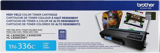 Main image of Brother TN336C High Yield Toner Cartridge - Cyan