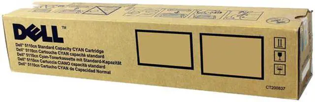 Alt view image 2 of 2 - DELL PRINTER ACCESSORIES GD907 CYAN TONER CARTRIDGE FOR 5110CN