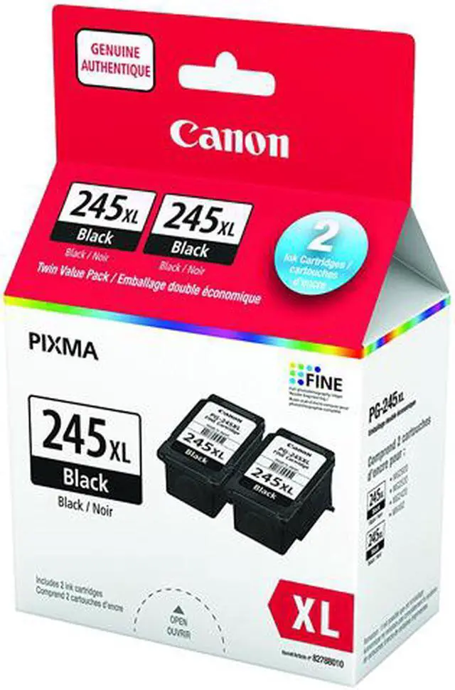 Main image of Canon PG-245XL Black Twin Ink Value Pack, 8278B010