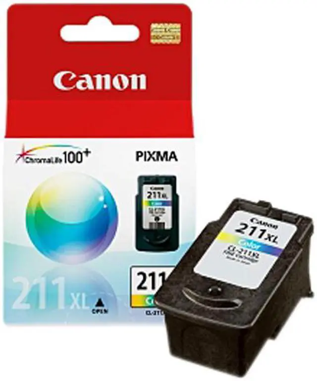 Main image of CL-211 XL Color Ink Tank kit. Includes 2 units of 2975B001 (CL-211XL colours)
