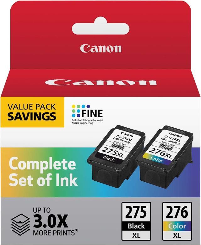 4981C008 (PG-275XL/CL-276XL) High-Yield Multipack Ink, Black/Tri-Color