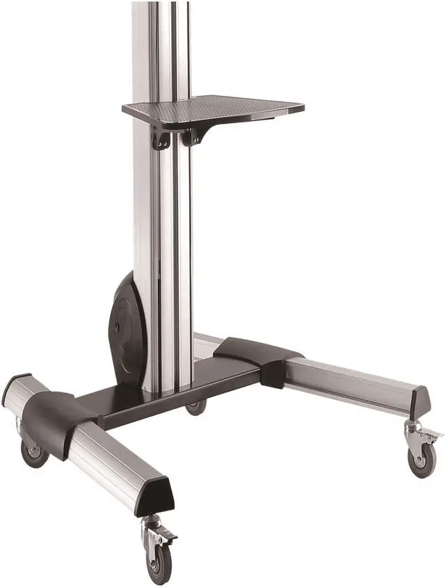 Alt view image 4 of 7 - StarTech.com STNDMTV70 TV Cart - For 32" to 75" Displays - AV Cart - Height Adjustable - Lockable Wheels - Flat Screen TV Cart - Media Cart on Wheels