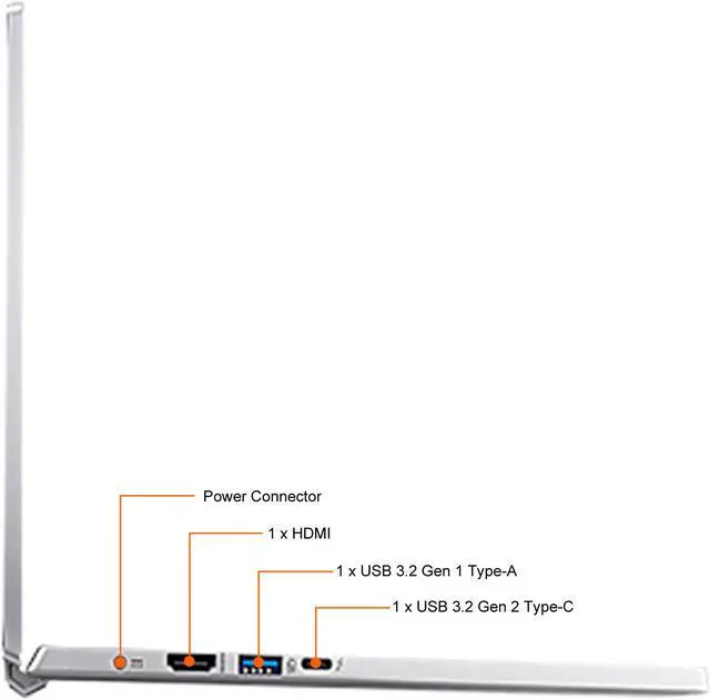Alt view image 12 of 12 - PORSCHE DESIGN ACER Notebook RS AP714-51T-59ZV, 14 FULL HD TOUCH, 11TH GEN INTEL COR