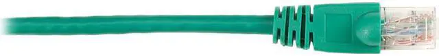 Main image of Black Box CAT6PC-003-GN Black Box CAT6 Value Line Patch Cable, Stranded, Green, 3-ft. (0.9-m) - Category 6 for Network Device - Patch Cable - 3 ft - 1 Pack - 1 x RJ-45 Male Network - 1 x RJ-45 Male
