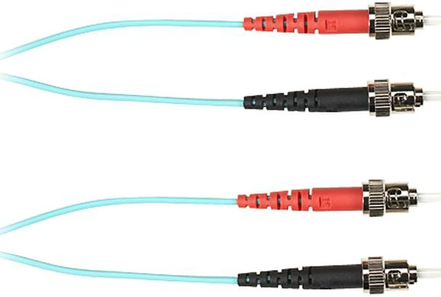 Main image of OM4 50/125 MULTIMODE FIBER OPTIC PATCH CABLE - LSZH, LC-LC, AQUA, 3-M (9.8-FT.),