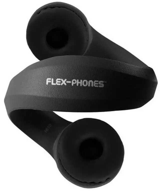 Alt view image 4 of 7 - HamiltonBuhl KIDS-BLK Flex-Phones™ Virtually Indestructible Foam Headphones – Black