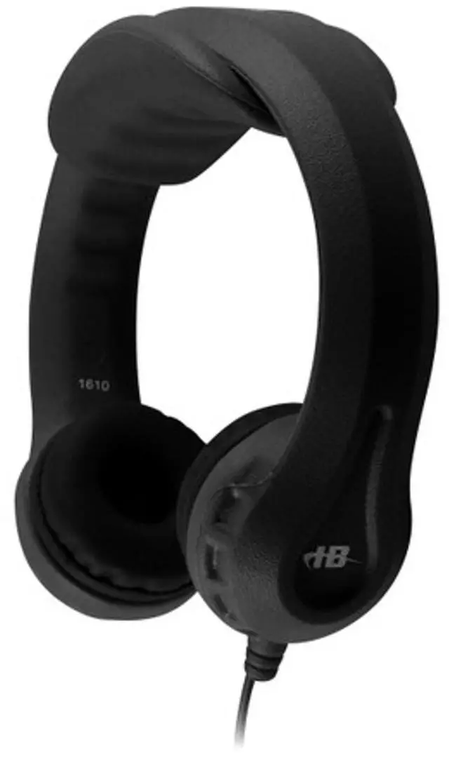 Alt view image 3 of 7 - HamiltonBuhl KIDS-BLK Flex-Phones™ Virtually Indestructible Foam Headphones – Black