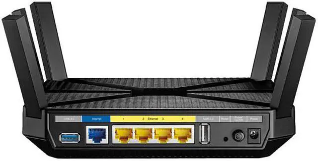 Alt view image 3 of 8 - TP-Link AC4000 MU-MIMO Tri-Band Wi-Fi Router (Archer C4000)