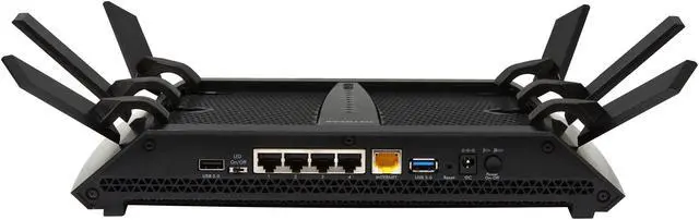 Alt view image 4 of 7 - NETGEAR Nighthawk X6 AC3200 Tri-Band WiFi Router, Gigabit Ethernet, Compatible with Amazon Echo/Alexa (R8000)