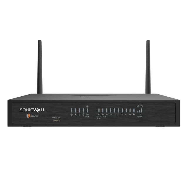 Main image of SonicWall TZ280W Firewall (Gen 8), w/ Secure Upgrade Plus (2-Year Advanced Protection Security Suite) | 03-SSC-7991