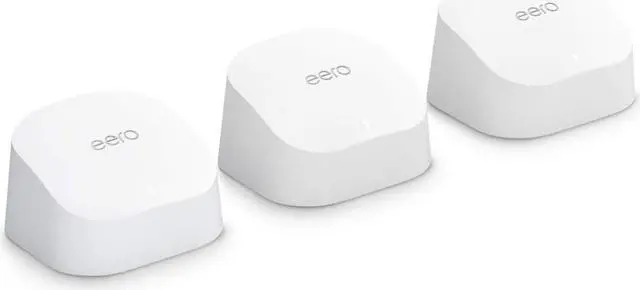 Alt view image 2 of 8 - eero 6 AX1800 Dual-Band Mesh Wi-Fi 6 System (3-pack)