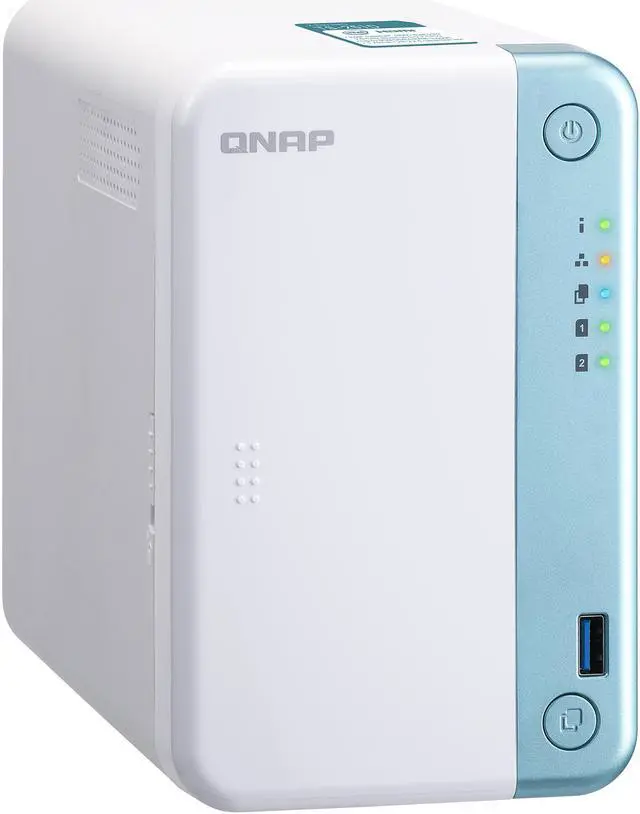 Alt view image 5 of 11 - QNAP TS-251D-4G NAS TS-251D-4G 2Bay SATA Celeron J4005/4025 Dual-core 2.5GHz 4GB DDR4
