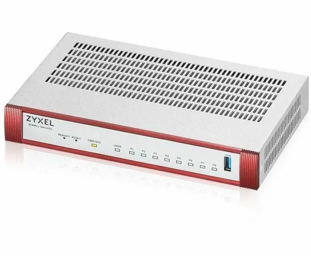 Main image of Zyxel ZyWALL USG FLEX 100HP Network Firewall - 8Port - Gigabit Ethernet - 2.93 Gbit/s Firewall Throughput - 25 VPN - 7x RJ-45 (USGFLEX100HP)
