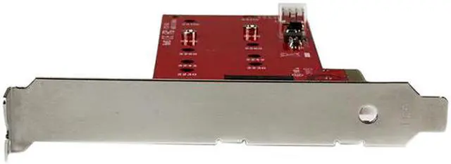 Alt view image 3 of 5 - StarTech.com PEX2M2 2x M.2 SATA SSD Controller Card - PCIe - PCI Express M.2 SATA III Controller - NGFF Card Adapter