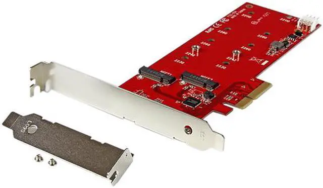 Alt view image 5 of 5 - StarTech.com PEX2M2 2x M.2 SATA SSD Controller Card - PCIe - PCI Express M.2 SATA III Controller - NGFF Card Adapter
