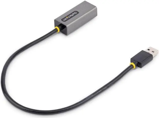 Alt view image 6 of 6 - StarTech.com USB to Ethernet Adapter, USB 3.0 to 10/100/1000 Gigabit Ethernet LAN Adapter, 1ft/30cm Attached Cable, USB to RJ45 Adapter