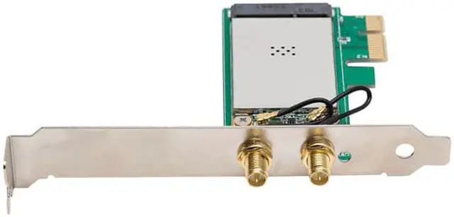 Alt view image 2 of 4 - SYBA MiniPCI-e Wi-Fi 802.11N N300 to PCI-e x1 Wireless Card
