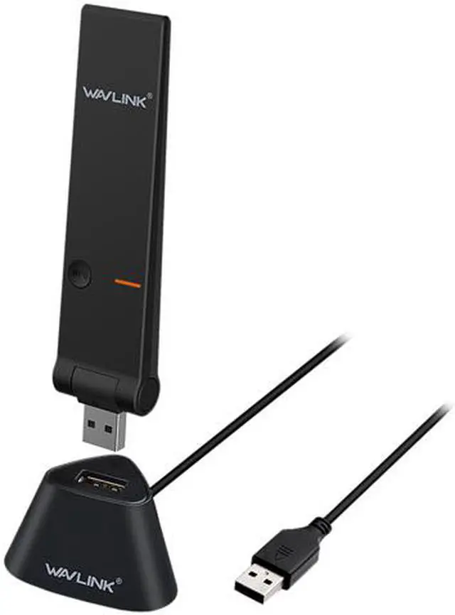 Main image of Wavlink AC1300 USB3.0 WiFi Card Dual Band 1300Mbps USB Wi-Fi Network Adapter with USB Extension Cradle, 802.11AC Network Lan Card 2.4G/400Mbps + 5G/867Mbps, WPS for PC Desktop Windows Mac OS X