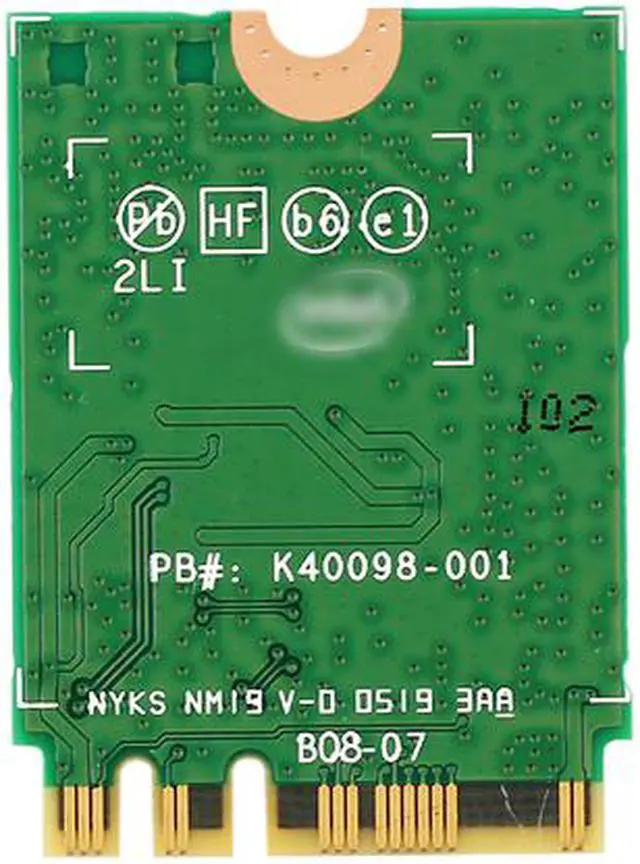Alt view image 4 of 7 - 2400Mbps WiFi 6 M.2 Key E For Intel AX200 Dual Band Wireless Adapter, AX200NGW Bluetooth 5.2 Wi-Fi Network Card, 2.4G/5Ghz, 802.11ac/ax, Support MU-MIMO, OFDMA, Support Windows 10/11 64Bit For Laptop