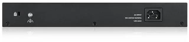Alt view image 4 of 4 - ZyXEL 24-Port Gigabit Smart Managed PoE Switch, Compact Design, 12 PoE+ Ports at 130W, GS1900-24EP