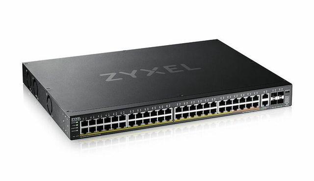 Main image of ZyXEL XGS2220-54FP 48-Port Gigabit L3 Managed and Nebula Pro Cloud Managed Switch, 40 PoE+ / 10 PoE++ Ports at 960W with 4x SFP+ 10G Uplinks and 2x 10G Ethernet Ports