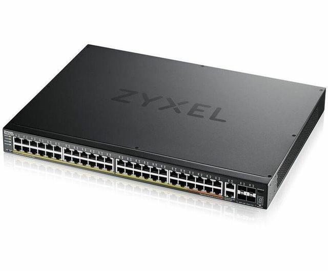 Alt view image 2 of 4 - ZyXEL XGS2220-54FP 48-Port Gigabit L3 Managed and Nebula Pro Cloud Managed Switch, 40 PoE+ / 10 PoE++ Ports at 960W with 4x SFP+ 10G Uplinks and 2x 10G Ethernet Ports