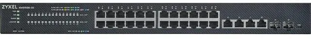 Alt view image 3 of 5 - ZyXEL XMG1930-30 24-Port 2.5G Multi-Gigabit L3 Smart Nebula Cloud Managed Switch with 2x 10G SFP+ Uplinks and 4x 10G Ethernet