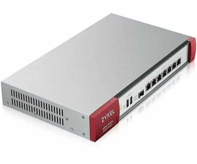 Main image of ZyXEL High Speed UTM Cyber Security and VPN Firewall, Hardware Only, 2 PoE+ 30W Ports, Nebula Cloud Option, 4 Multi-Gig 2.5G Ports, USGFLEX500H