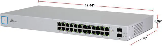 Alt view image 2 of 5 - Ubiquiti Networks US-24-US Managed Gigabit Switches with SFP