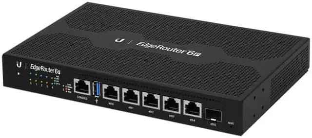 Alt view image 2 of 6 - UBIQUITI ER-6P EdgeRouter 6P, 6-Port Gigabit Router with 1 SFP Port