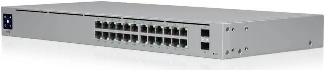 Alt view image 2 of 6 - Ubiquiti Standard 24 PoE, 24-port Layer 2 PoE Switch (USW-24-POE)