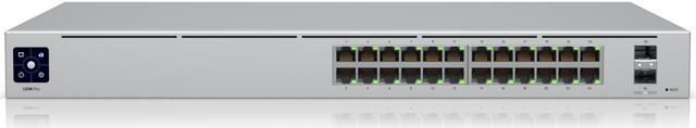 Alt view image 3 of 8 - Ubiquiti Pro 24, 24-port Layer 3 Switch (USW-Pro-24)