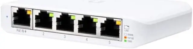 Alt view image 2 of 5 - Ubiquiti Networks USW-Flex-Mini-5 Compact 5-Port Gigabit Switch Ethernet USW