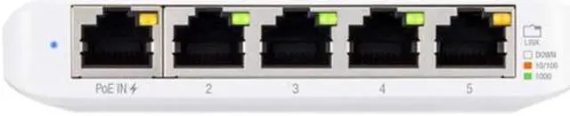 Alt view image 4 of 5 - Ubiquiti Networks USW-Flex-Mini-5 Compact 5-Port Gigabit Switch Ethernet USW