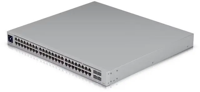 Alt view image 7 of 10 - Ubiquiti Enterprise 48 PoE, 48-Port Layer 3 PoE+ Switch (USW-Enterprise-48-PoE (720W))