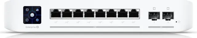 Alt view image 2 of 5 - Ubiquiti Enterprise 8 PoE, 8-port Layer 3 PoE Switch (USW-Enterprise-8-PoE (120W))