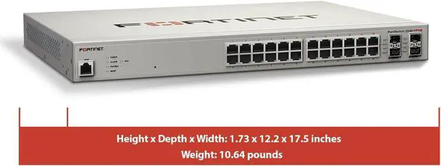 Alt view image 6 of 8 - Fortinet FortiSwitch - 224D-FPOE L2/3 FortiGate Switch with 370W PoE (FS-224D-FPOE)