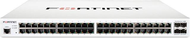 Alt view image 5 of 5 - FortiSwitch-FS-148E L2+ managed switch with 48GE port + 4SFP