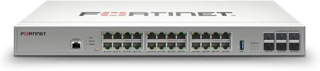 Main image of FortiSwitch-124G-FPOE Layer 2 FortiGate Switch Controller Compatible PoE Switch with 24x 2.5G/1G/100M RJ45 ports (FS-124G-FPOE)