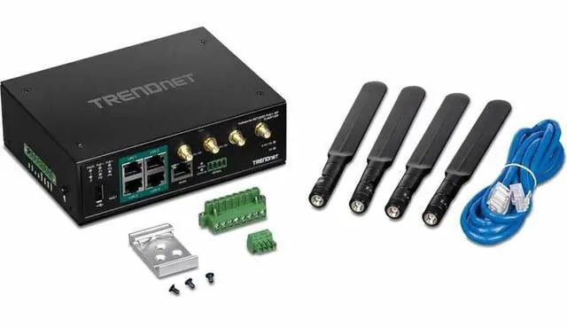 Alt view image 6 of 7 - TRENDnet TI-WP100 Wi-Fi 5 IEEE 802.11ac Ethernet Wireless Router - TAA Compliant