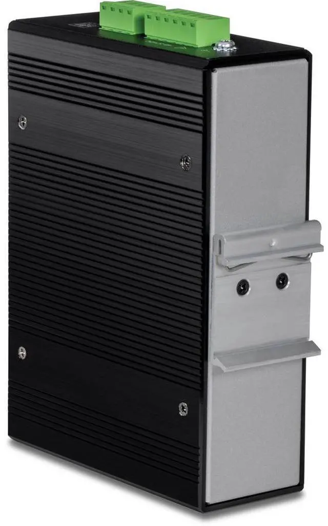 Alt view image 3 of 7 - TRENDnet 10-Port Hardened Industrial Unmanaged Gigabit PoE ++ DIN-Rail Switch, 4 Gigabit PoE++ Ports, 4 Gigabit PoE+, 2 Gigabit Share Ports SFP or RJ-45, 360W Power Budget, Black, TI-BG104