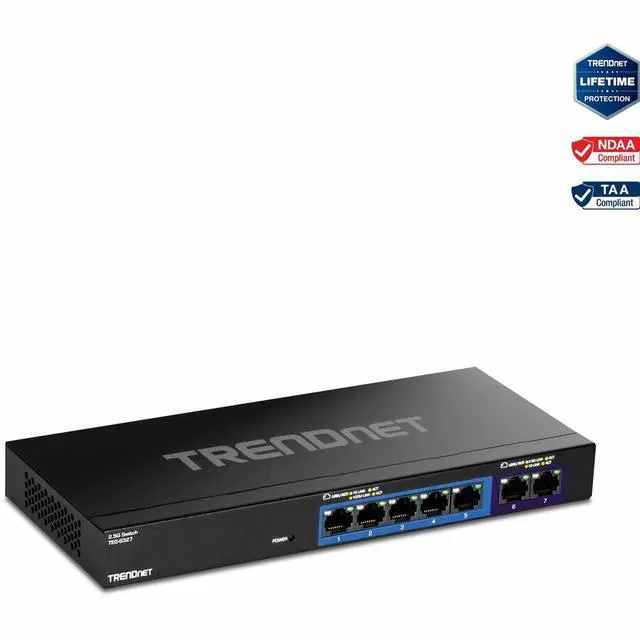 Main image of TRENDnet  TEG-S327, 7-Port Multi-Gig Switch