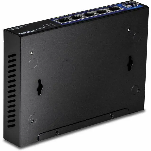 Alt view image 4 of 7 - TRENDnet 6-Port 2.5G Unmanaged Switch with 10G SFP+ Port, 5 Ports - 2.5 Gigabit Ethernet, 10 Gigabit Ethernet - 2.5GBase-T, 10GBase-X - 2 Layer Supported - Modular - 9.50 W Power Consumption - Twisted