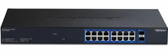 Alt view image 2 of 4 - TRENDnet 18-Port Multi-Gig Web Smart Switch, TEG-3182WS