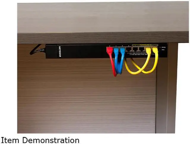 Alt view image 4 of 5 - NETGEAR 8-Port Gigabit Ethernet Smart Managed Plus PoE Switch (GSS108EPP) - with 4 x PoE+ @ 47W, Virtually AnywhereTM CLICK Mount System