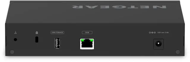Alt view image 4 of 7 - Netgear AV Line M4250-9G1F-PoE+ 8x1G PoE+ 110W 1x1G and 1xSFP Managed Switch, GSM4210PD-100NAS
