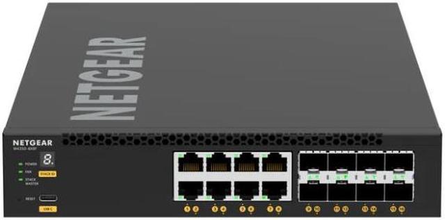 NETGEAR ProSafe M4300-8X8F switch - fully managed - stackable - 8