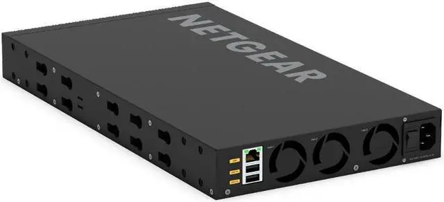 Alt view image 3 of 8 - NETGEAR AV Line M4350-12X12F Ethernet Switch, 12 Ports - Manageable - 10 Gigabit Ethernet - 10GBase-X, 10GBase-T - 3 Layer Supported - Modular