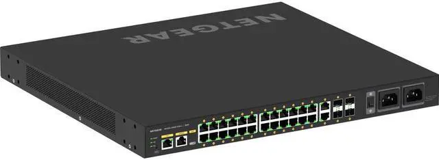Alt view image 3 of 6 - Netgear (GSM4230UP100NAS) M4250-26G4F-PoE++ AV Line Managed Switch GSM4230UP-100NAS